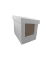Kitangle Modern Cat Litter Box, Slope Style XL (White)