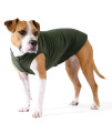 Gold Paw Stretch Fleece Dog Coat - Soft, Warm Dog Clothes, Stretchy Pet Sweater - Machine Washable, Eco Friendly - All Season, Hunter Green, Size 18