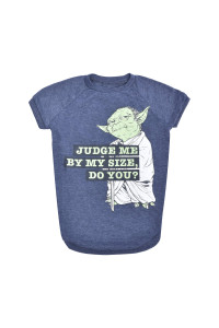 Star Wars for Pets Yoda Judge Me by My Size, Do You Dog Tee Star Wars Dog Shirt for Medium Sized Dogs Size Medium Soft, cute, and comfortable Dog clothing