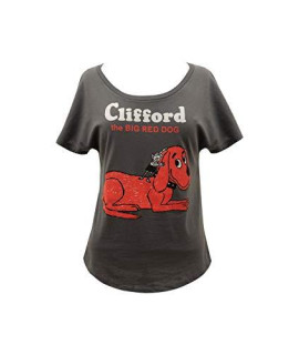 Out of Print Clifford The Big Red Dog Dolman Shirt XXX-Large