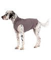 Gold Paw Stretch Fleece Dog Coat - Soft, Warm Dog Clothes, Stretchy Pet Sweater - Machine Washable, Eco Friendly - All Season, Hunter Green, Size 20
