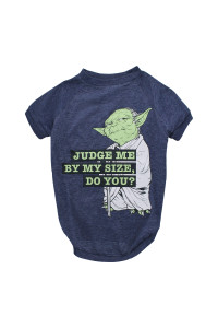 Star Wars for Pets Yoda Judge Me by My Size, Do You Dog Tee Star Wars Dog Shirt for Large Dogs Size Large Soft, cute, and comfortable Dog clothing and Apparel