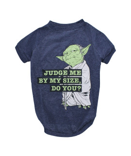 Star Wars for Pets Yoda Judge Me by My Size, Do You Dog Tee Star Wars Dog Shirt for Large Dogs Size Large Soft, cute, and comfortable Dog clothing and Apparel