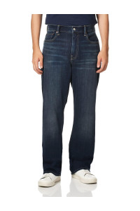 Lucky Brand Mens 181 Relaxed Straight Jean, Balsam, 34W X 30L