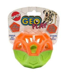 SPOT Geo Play Dual Texture Dog Toy Cube