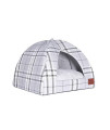 Miss Meow Cat Cave Bed Tent for Indoor Small and Large Cats,Machine Washable and with Removable Cushion Cover,Ultra Soft with Anti-Slip Bottom,Warming Calming Fluffy Small Dogs Tent Bed