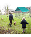 Dkeli Chicken Coop Chicken Cage Pens Crate Kennel Rabbit Cage Enclosure Pet Playpen Outdoor Exercise Pen