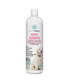 Pet Care Sciences 8 Fl Oz Tearless Puppy Shampoo And Conditioner - Anti Itch Dog Shampoo Sensitive Skin - Coconut Oil Oatmeal Pet Shampoo For Puppies
