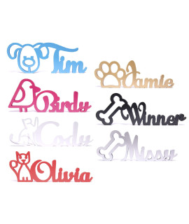 Your Pet Sign Personalized Pet Name Sign - Animal Lover Home Decor - for Your Cats, Dogs, Birds, & Fish - Lightweight & Durable Plastic Material - Multiple Color Choices