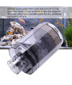 Pssopp Aquarium Fish Tank Internal Canister Filter Round Shape Multi-Functional Filter Bucket Fish Tank Automatic Suction Cleaner