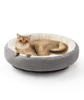 Tempcore cat Bed for Indoor cats, Machine Washable cat Beds, 20 inch Pet Bed for cats or Small Dogs,Anti-Slip Water-Resistant Bottom
