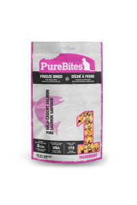 PureBites Freeze Dried Salmon cat Treats, Made in USA, 2oz
