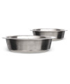 Neater Pet Brands Stainless Steel Dog and Cat Bowls (2 Pack) Neater Feeder Cat Deluxe Extra Replacement Bowl (Metal Food and Water Dish) (1.5 Cup Shallow)