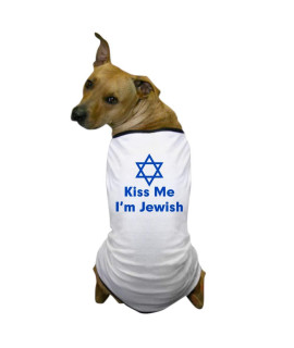 Cafepress Kiss Me Im Jewish Dog T Shirt Dog T-Shirt Pet Clothing Funny Dog Costume
