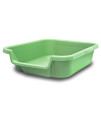 KittyGoHere Cat Litter Box, Small Size, Apple Green Color, Durable & Pet Safe Kitty Litter Box, Indoor Open Top Entry Cat Litter Box, Comfortable for Cats, Easy to Handle & Clean