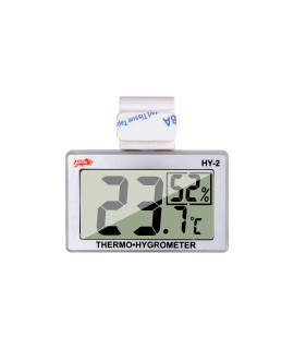 Reptile Thermometer Humidity and Temperature Sensor gauges Reptile Digital Thermometer Digital Reptile Tank Thermometer Hygrometer with Hook Ideal for Reptile Tanks, Terrariums