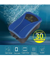 Hffheer Rechargeable Aquarium Air Pump Quiet Air Aerator Pump Portable Ac/Dc Oxygen Pump Fish Tank Oxygen Compressor