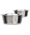 Neater Pet Brands Stainless Steel Dog and Cat Bowls (2 Pack) Neater Feeder Small Deluxe Extra Replacement Bowl (Metal Food and Water Dish) (2.2 Cup)
