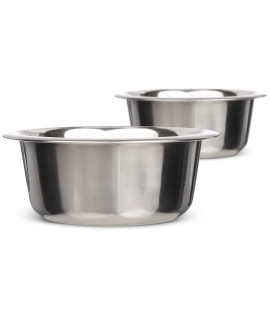 Neater Pet Brands Stainless Steel Dog and Cat Bowls (2 Pack) Neater Feeder Small Deluxe Extra Replacement Bowl (Metal Food and Water Dish) (2.2 Cup)
