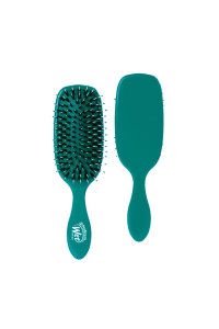 Pet Hair Brush by Wet Brush, Smooth Shine Dog and cat Brush - De-Shedding comb Dematting Tool for grooming Long or Short-Haired Dogs - Tangle-Free for Less Pulling Tugging - Teal