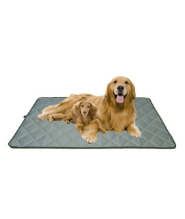 VOLUKA Dog crate Mat - Washable Kennel Pad, Anti - Slip Dog crate Pad is Perfect for Dog Bed,crate and Kennel, grey (28Wx46L)