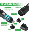 Dog Nail Grinder, Professional Electric Pet Nail Grinder, Low Noise Nail Trimmer for Large Small Medium Dogs& Cats, Painless Paws Grooming - Rechargeable Pet Nail Grinder for Dogs - Painless & Safe