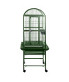 A&E cage co. Small Dome Top Bird cage 18x18x51 green