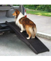 MPP Vehicle Pet Ramps Safe Travel for Small or Senior Dogs Plastic Easy Tri-Fold