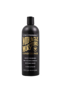 Chris Christensen Diamond Series Miracle Moisture Dog Conditioner, Groom Like a Professional, Pro-Vitamin Formula, Provides Maximum Moisture, Use on Both Dogs and Cats, Made in USA, 16 oz
