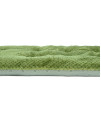 WONDER MIRACLE Fuzzy Deluxe Pet Beds, Super Plush Dog or Cat Beds Ideal for Dog Crates, Machine Wash & Dryer Friendly (23 x 35, L-Olive Green)