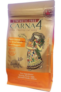 CARNA4 Grain Free Cat Food, Fish Formula (Herring, Perch, Salmon) (2 lb)