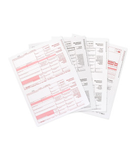 1099 MISc Forms 2022, 5 Part Tax Forms Kit, 25 Vendor Kit of Laser Forms Designed for QuickBooks and Accounting Software