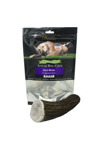 Deluxe Naturals Elk Antler chews for Dogs Naturally Shed USA collected Elk Antlers All Natural A-grade Premium Elk Antler Dog chews Product of USA, Single Pack giant Whole