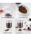 Pet Feeder Food and Water for Dogs and Cats, Automatic Water Food Dispenser, Natural Gravity Feeding Supplies for Small Dog Pets Puppy Kitten Rabbit Bunny