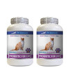 PET SUPPLEMENTS Cats Bad Breath Home Remedy - CAT PROBIOTICS - Immune Support - Savory Beef Flavor - Natural Formula - cat probiotics Powder - 2 Bottles (120 Treats)