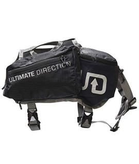 Ultimate Direction Dog Vest, Hiking Pack and Running Vest for Dogs with Carry Pouches and Included Treat Bowl fits Large Dogs