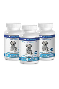 PET SUPPLEMENTS & NUTRITION LLC Dog Stress Vitamins - Dog Relaxant - Anxiety and Stress Relief - Calm Aggression - Natural Herbs - Dog Chamomile Chews - 3 Bottles (270 Treats)