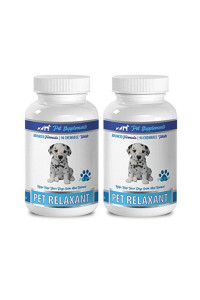PET SUPPLEMENTS & NUTRITION LLC Dog Calm Down Treats - Dog Relaxant - Anxiety and Stress Relief - Calm Aggression - Natural Herbs - Dog Muscle relaxants - 2 Bottles (180 Treats)
