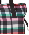 Vera Bradley Recycled Lighten Up Water-Repellent Pet Carrier Tote, Ribbons Plaid