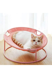 UTOPIAY Creative Elevated Bed for Dog cat, Portable Camping Raised Pet Bed Outdoor Camping Basket with Sturdy Stainless Steel Frame and net, for Dog Cat or Other Animal