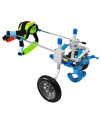 Gift2U Adjustable Dog Wheelchair,Hind Legs Rehabilitation 2 Wheels Dog Cart,(XS-Weight:8.8-22lbs,Height:7.5"-13.8")