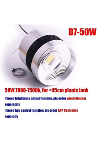 New Application Version of Aquarium Plant Marine LED with timed Mode and time Function Water Tube lamp Aquarium lamp Aquarium Plant Fish Tank Bubble Light for Fish Tank (Color : D7-50W)