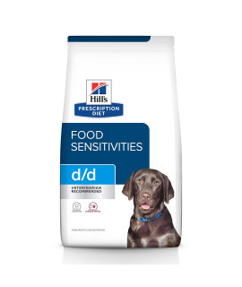 Hill's Prescription Diet d/d Food Sensitivities Grain Free Potato & Venison Flavor Dry Dog Food, Veterinary Diet, 25 lb. Bag (Packaging May Vary)