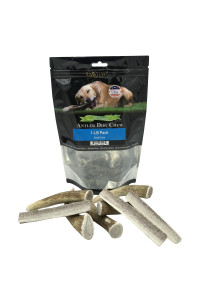 Deluxe Naturals Elk Antler chews for Dogs Naturally Shed USA collected Elk Antlers All Natural A-grade Premium Elk Antler Dog chews Product of USA, 1-LB Small cuts