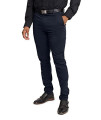 Victorious Mens Basic Casual Slim Fit Stretch Chino Pants Dl1250 - Navy - 3032 - L
