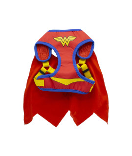 DC Comics for Pets Wonder Woman Harness for Dogs, Medium (M) | Superhero Dog Harnesses | Harness for Mid Size Dog Breeds | See Sizing Chart for Details