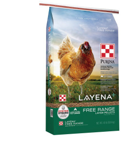 Purina Layena+ | Nutritionally Complete Free Range Layer Hen Feed | 40 Pound (40 lb) Bag