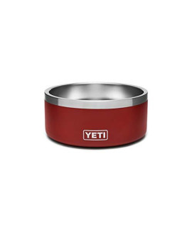 YETI Boomer 4, Stainless Steel, Non-Slip Dog Bowl, Holds 32 Ounces, Brick Red