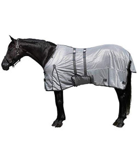 Interlock Mesh Horse Fly Sheet | Breathable Comfort Includes UV Ray Protection | Bellyband Closure | Euro Fit with Fleece Wither | Maximum Body Protection | for Equines Sized 72"