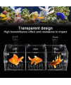 Fish Tank Breeding Isolation Box Aquarium Acclimation Hatchery Incubator Acrylic Transparent Aquarium Hatchery Incubator Holder(30CM*10CM*10CM)